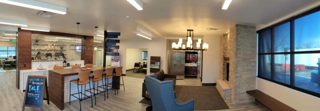 Photo of Blue's Yale branches lobby in Denver