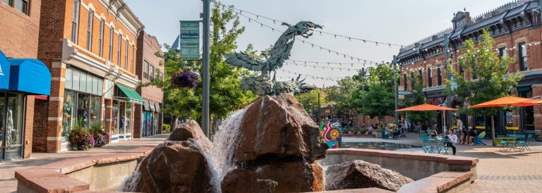 Image of the Fort Collins Old Town Square