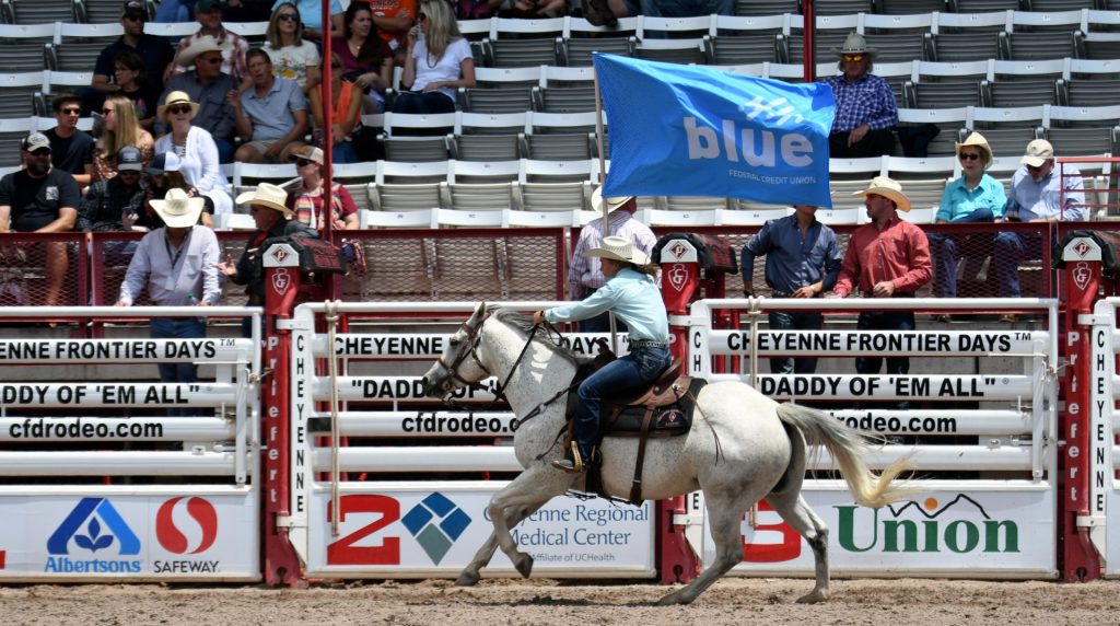 CFD Cheyenne Frontier Days Blue Flag
