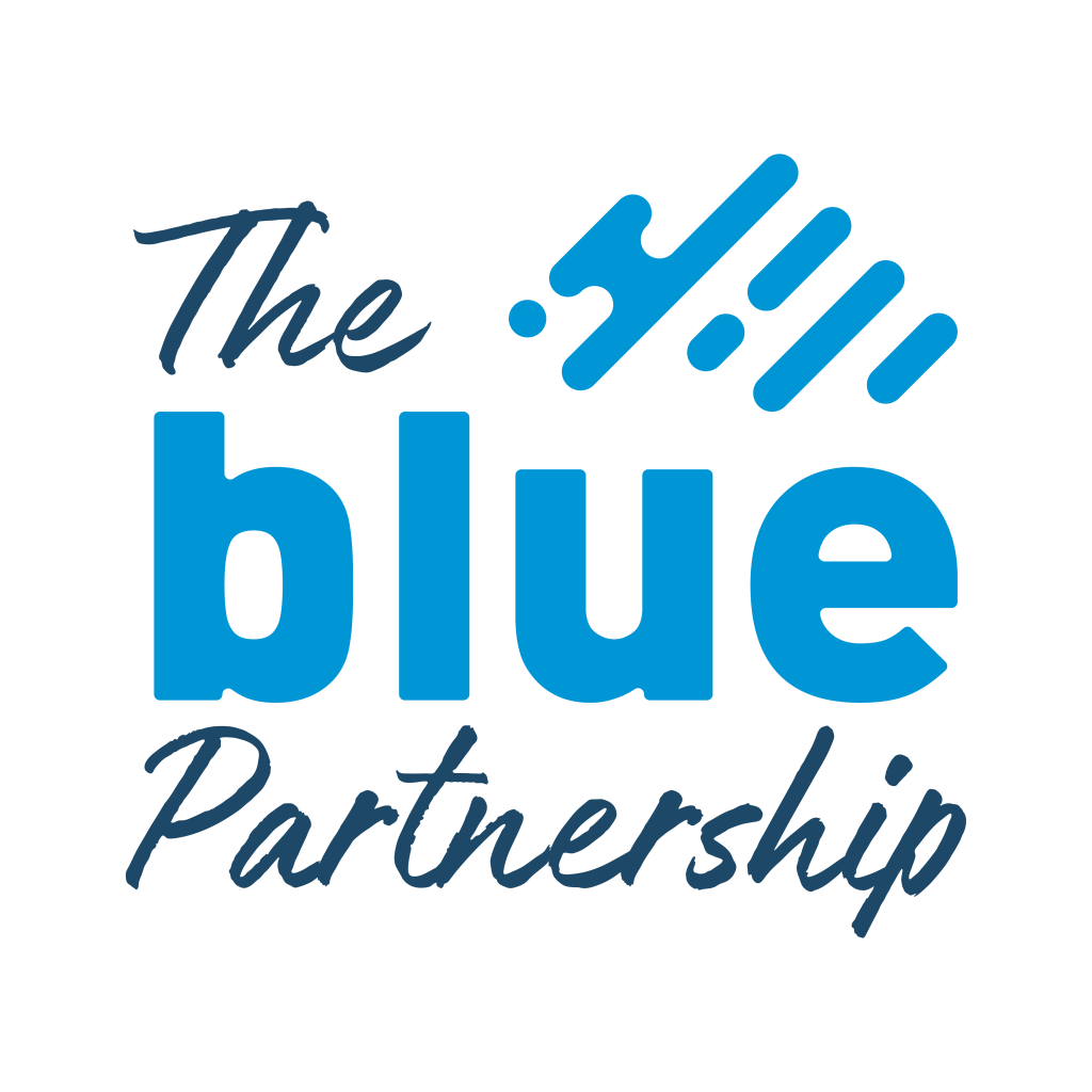Blue Partnership Logo Vertical